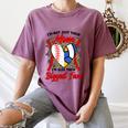 I'm Their Biggest Fan Volleyball Baseball Mom Women's Comfort Colors T-Shirt Blue Jean