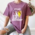It's My 13th Birthday Baseball Softball Heart 13 Year Old Women's Comfort Colors T-Shirt Blue Jean