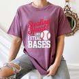 Kids Stealing Hearts Cute Baseball Boys Women's Comfort Colors T-Shirt Blue Jean