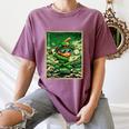 Leprechaun Playing Baseball Japanese Art St Patricks Day Women's Comfort Colors T-Shirt Blue Jean Leprechaun Playing Baseball Japanese Art St Patricks Day Women's Comfort Colors T-Shirt Blue Jean