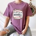 Loud & Proud Baseball Mom Women Women's Comfort Colors T-Shirt Blue Jean