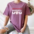 Loud And Proud Baseball Mom Baseball Mom Heart Women's Comfort Colors T-Shirt Blue Jean