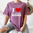 I Love Hot Baseball Moms I Heart Baseball Moms Women's Comfort Colors T-Shirt Blue Jean I Love Hot Baseball Moms I Heart Baseball Moms Women's Comfort Colors T-Shirt Blue Jean