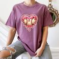 Melting Baseball Drip Heart Softball Player Lover Ice Cream Women's Comfort Colors T-Shirt Blue Jean Melting Baseball Drip Heart Softball Player Lover Ice Cream Women's Comfort Colors T-Shirt Blue Jean