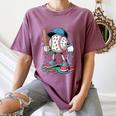 Melting Slime Sprinkle Baseball Mascot With Bat Women's Comfort Colors T-Shirt Blue Jean Melting Slime Sprinkle Baseball Mascot With Bat Women's Comfort Colors T-Shirt Blue Jean