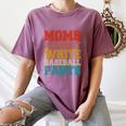 Moms Against Baseball Pants Baseball Mom Mother Women's Comfort Colors T-Shirt Blue Jean