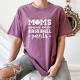 Moms Against White Baseball Pants For Baseball Moms Women's Comfort Colors T-Shirt Blue Jean Moms Against White Baseball Pants For Baseball Moms Women's Comfort Colors T-Shirt Blue Jean