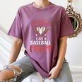 I Am Not a Regular Mom I Am a Baseball Mom Women's Comfort Colors T-Shirt Blue Jean