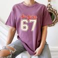 Number 67 Meme Six Seven Baseball Style Kids Boy Teen Women's Comfort Colors T-Shirt Blue Jean Number 67 Meme Six Seven Baseball Style Kids Boy Teen Women's Comfort Colors T-Shirt Blue Jean