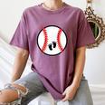 Pregnant Baseball Mom Pregnancy Announcement Baby Feet Belly Women's Comfort Colors T-Shirt Blue Jean Pregnant Baseball Mom Pregnancy Announcement Baby Feet Belly Women's Comfort Colors T-Shirt Blue Jean