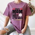 Proud Mom Of An Awesome Baseball Baseball Mom Women's Comfort Colors T-Shirt Blue Jean Proud Mom Of An Awesome Baseball Baseball Mom Women's Comfort Colors T-Shirt Blue Jean