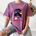 Puerto Rico Baseball Mom Messy Bun Boricua Women's Comfort Colors T-Shirt Blue Jean Puerto Rico Baseball Mom Messy Bun Boricua Women's Comfort Colors T-Shirt Blue Jean