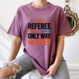 Retired Basketball Referee For Baseball Refs Women's Comfort Colors T-Shirt Blue Jean
