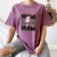 Retro Baseball Mom Mama Baseball Life Mother's Day Baseball Women's Comfort Colors T-Shirt Blue Jean