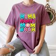 Retro Mama Mommy Mom Bruh Baseball Women Girls Women's Comfort Colors T-Shirt Blue Jean Retro Mama Mommy Mom Bruh Baseball Women Girls Women's Comfort Colors T-Shirt Blue Jean