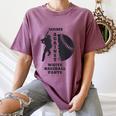 Retro Moms Against Baseball Pants Baseball Mom Women's Comfort Colors T-Shirt Blue Jean