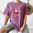 Santa Baseball Christmas Pajamas Xmas Men Kids Boys Women's Comfort Colors T-Shirt Blue Jean Santa Baseball Christmas Pajamas Xmas Men Kids Boys Women's Comfort Colors T-Shirt Blue Jean