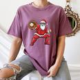 Santa Playing Baseball Baseball Lover Baseballer Xmas Women's Comfort Colors T-Shirt Blue Jean Santa Playing Baseball Baseball Lover Baseballer Xmas Women's Comfort Colors T-Shirt Blue Jean