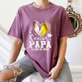 Senior Papa Class Of 2026 Baseball Softball Graduation Heart Women's Comfort Colors T-Shirt Blue Jean Senior Papa Class Of 2026 Baseball Softball Graduation Heart Women's Comfort Colors T-Shirt Blue Jean