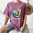 Six Seven Baseball Lifestyle 67 Meme Gen Alpha Slang Women's Comfort Colors T-Shirt Blue Jean