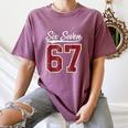 Six Seven Meme Boys Girls Kids 67 Baseball Jersey Women's Comfort Colors T-Shirt Blue Jean Six Seven Meme Boys Girls Kids 67 Baseball Jersey Women's Comfort Colors T-Shirt Blue Jean