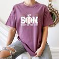 My Son Bought Me This Baseball Mom Women's Comfort Colors T-Shirt Blue Jean