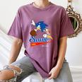 Sonic The Hedgehog Sonic Baseball Est 1991 Women's Comfort Colors T-Shirt Blue Jean Sonic The Hedgehog Sonic Baseball Est 1991 Women's Comfort Colors T-Shirt Blue Jean