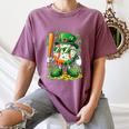 St Patricks Day Baseball Ice Cream Baseball Player Cartoon Women's Comfort Colors T-Shirt Blue Jean St Patricks Day Baseball Ice Cream Baseball Player Cartoon Women's Comfort Colors T-Shirt Blue Jean