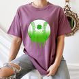 St Patricks Day Shamrock Baseball Irish Boys Kids Men Women's Comfort Colors T-Shirt Blue Jean