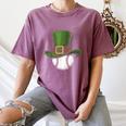 St Patricks Day Shamrock Baseball Saint Paddy's Kids Boys Women's Comfort Colors T-Shirt Blue Jean