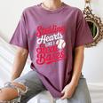 Stealing Hearts Like I Steal Bases Cute Baseball Boys Women's Comfort Colors T-Shirt Blue Jean Stealing Hearts Like I Steal Bases Cute Baseball Boys Women's Comfort Colors T-Shirt Blue Jean