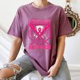 Strike Out Breast Cancer Baseball Ice Cream Drip Women's Comfort Colors T-Shirt Blue Jean Strike Out Breast Cancer Baseball Ice Cream Drip Women's Comfort Colors T-Shirt Blue Jean