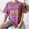 I Survived 67 Days Of School Baseball Trend For Boys Girls Women's Comfort Colors T-Shirt Blue Jean
