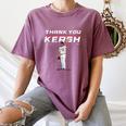 Thank You Kersh Clayton Kershaw Los Angeles Baseball MLBPA Women's Comfort Colors T-Shirt Blue Jean Thank You Kersh Clayton Kershaw Los Angeles Baseball MLBPA Women's Comfort Colors T-Shirt Blue Jean