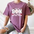 Thats My Son Out There And Not Yours Baseball Mom Women's Comfort Colors T-Shirt Blue Jean Thats My Son Out There And Not Yours Baseball Mom Women's Comfort Colors T-Shirt Blue Jean
