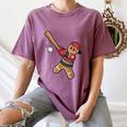 Ugly Christmas Sweater Gingerbread Baseball Toddler Kids Women's Comfort Colors T-Shirt Blue Jean Ugly Christmas Sweater Gingerbread Baseball Toddler Kids Women's Comfort Colors T-Shirt Blue Jean