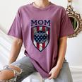 USA Mum Mother's Day Baseball Mom Women's Comfort Colors T-Shirt Blue Jean