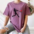 Valentines Day Baseball Batter Silhouette Heart Men Boys Kid Women's Comfort Colors T-Shirt Blue Jean Valentines Day Baseball Batter Silhouette Heart Men Boys Kid Women's Comfort Colors T-Shirt Blue Jean