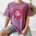 Valentines Day Baseball Boys Ice Cream Drip Heart Youth Kids Women's Comfort Colors T-Shirt Blue Jean Valentines Day Baseball Boys Ice Cream Drip Heart Youth Kids Women's Comfort Colors T-Shirt Blue Jean