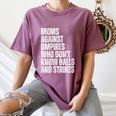Women's Moms Against Umpires Parents Mom Baseball Sarcastic Women's Comfort Colors T-Shirt Blue Jean Women's Moms Against Umpires Parents Mom Baseball Sarcastic Women's Comfort Colors T-Shirt Blue Jean