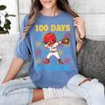 100 Days Of School Baseball Bat 100th Day Of School Boys Women's Comfort Colors T-Shirt Chalky Mint