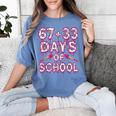 100 Days Of School Baseball Boys Six Seven Drip 100th Day Women's Comfort Colors T-Shirt Chalky Mint 100 Days Of School Baseball Boys Six Seven Drip 100th Day Women's Comfort Colors T-Shirt Chalky Mint