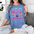100 Days Of School Baseball Dripping Ice Cream 100th Day Women's Comfort Colors T-Shirt Chalky Mint 100 Days Of School Baseball Dripping Ice Cream 100th Day Women's Comfort Colors T-Shirt Chalky Mint