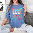 100 Days Of School Baseball Ice Cream Drip 100th Day School Women's Comfort Colors T-Shirt Chalky Mint 100 Days Of School Baseball Ice Cream Drip 100th Day School Women's Comfort Colors T-Shirt Chalky Mint