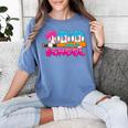 100 Days Of School Baseball Ice Cream Drip For Teacher Kid Women's Comfort Colors T-Shirt Chalky Mint
