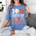 100 Days Of School Baseball Player Teacher Student Women's Comfort Colors T-Shirt Chalky Mint 100 Days Of School Baseball Player Teacher Student Women's Comfort Colors T-Shirt Chalky Mint