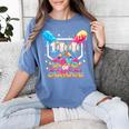 100 Days Of School Ice Cream Baseball Player For Kids Boys Women's Comfort Colors T-Shirt Chalky Mint