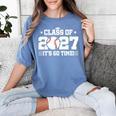 2027 Back To School Baseball 2027 Graduation Class Of 2027 Women's Comfort Colors T-Shirt Chalky Mint