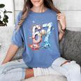 6 7 Baseball Six Seven Meme 67 Hands Kids Men Women Women's Comfort Colors T-Shirt Chalky Mint 6 7 Baseball Six Seven Meme 67 Hands Kids Men Women Women's Comfort Colors T-Shirt Chalky Mint