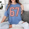 6 7 Number 67 Baseball Meme Tee For Women Women's Comfort Colors T-Shirt Chalky Mint 6 7 Number 67 Baseball Meme Tee For Women Women's Comfort Colors T-Shirt Chalky Mint